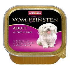 ANIMONDA Dog Vom Feinsten Adult taste: kalakutiena ir ėriena 22x150g