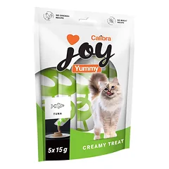CALIBRA Joy Cat Yummy Tuna Treat 5x15 g su tunu, kreminė pasta katėms