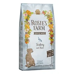 Rosie's Farm Single Meat Senior su kalakutiena ir ryžiais, sausas maistas šunims, > 10 kg — 2 nuotrauka