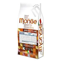 Monge Best For Breeders sausas maistas šunims su upėtakiu, ryžiais ir bulvėmis, 15 kg