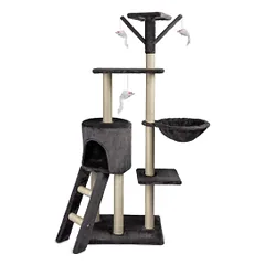 Happet tamsiai pilka draskyklė katėms, 49x35x140 m — 3 nuotrauka