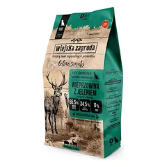 WIEJSKA ZAGRODA Miško skoniai Kiauliena su elnienos traškučiais S 2x9kg