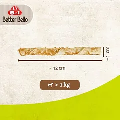 8in1 Better Bello Chicken Twisted Sticks skanėstai šunims — 5 nuotrauka