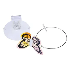 TIAKI Katzenspielzeug Schmetterling mit Saugnapf