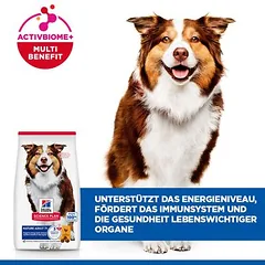 Hill's Science Plan Mature Adult 7+ Medium su vištiena, sausas maistas šunims, > 10 kg — 4 nuotrauka