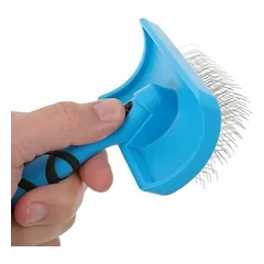 Groom Professional Amplifier Soft Slicker Brush Medium — 3 nuotrauka