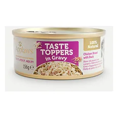 Applaws Dog Taste Toppers padaže su vištienos krūtinėle ir antiena, drėgnas maistas šunims 156 g