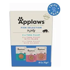 Applaws bandomasis rinkinys, maišeliai drebučiuose, mišinys 24 x 70 g, drėgnas maistas katėms — 5 nuotrauka