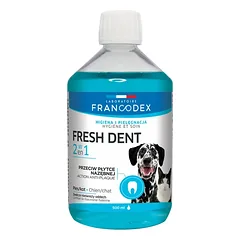 FRANCODEX Fresh dent – burnos higienos skystis šunims ir katėms, 500 ml