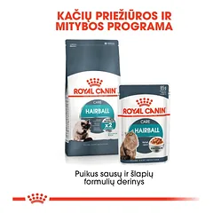 Royal Canin Hairball Care šlapias maistas katėms 12x85g — 4 nuotrauka