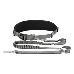 TRIXIE  Juosmens diržas su pavadėliu, paminkštintas neoprenu, diržas 70-130 cm-9 cm