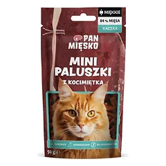 PAN MIĘSKO Mini lazdeles Antiena su katžole skanėstas katei 50 g