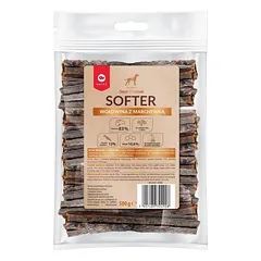 MACED Super Premium Softer skanėstas šunims – jautiena su morka, mini ekonominė pakuotė, 500 g