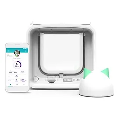 SureFlap Connect kačių durelės su mikroschema, SureFlap mikroschemų kačių durelės baltos (naudojamos tik su SureFlap Hub) — 2 nuotrauka