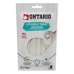 Ontario Cat Lickable Treats with Tuna and Shrimp 70 g