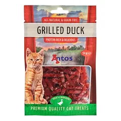 ANTOS Grilled Duck skanėstai katėms su antiena 50g nuotrauka