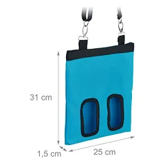 Šieno maišas Relaxdays, 2 ovalios angos, 25 × 31 × 1,5 cm — 4 nuotrauka