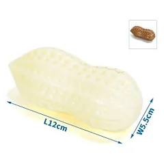 Nobleza guminis riešutas žaislas šunims, 12x5,5 cm — 2 nuotrauka