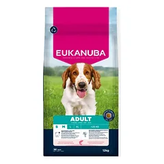Eukanuba Dog Salmon Barley S/M breed 12 kg, su lašiša ir miežiais
