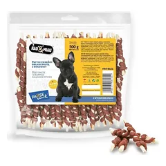 Hau&Miau balti pagaliukai, padengti jautienos pasta 500g