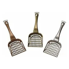 Cat litter scoop royal edition M  26x10,5 cm, mixed colors nuotrauka