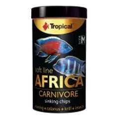 Tropical Soft Line Africa Carnivore minkštas maistas visaėdėms ir mėsėdėms Afrikos žuvims 100 ml