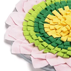 Nobleza lotuso žiedas–uostymo kilimėlis šunims ir katėms, 50 cm — 4 nuotrauka