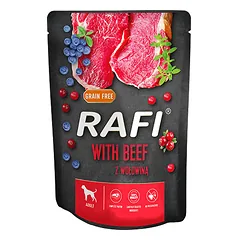 DOLINA NOTECI RAFI jautienos paketėlis šunims 300 g nuotrauka