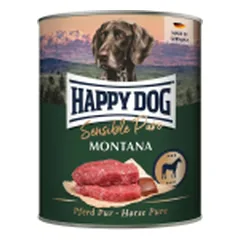 Happy Dog Sensible Pure Montana konservai šunims su arkliena, 800 g