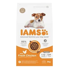 IAMS Advanced Nutrition Puppy Small / Medium Breed su vištiena, sausas maistas šuniukams, > 10 kg — 2 nuotrauka