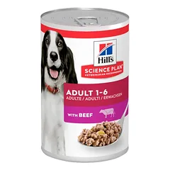 Hill’s Science Plan konservai suaugusiems šunims su jautiena 6x370g