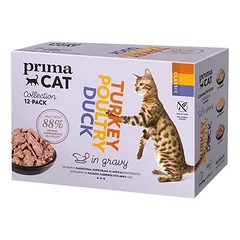 PrimaCat Classic padaže drėgnas maistas katėms 12 x 85 g, 80 - 99 g — 2 nuotrauka
