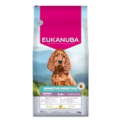 Eukanuba Special Care Sensitive Digestion Puppy su vištiena ir kalakutiena, sausas maistas šuniukams, > 10 kg — 2 nuotrauka