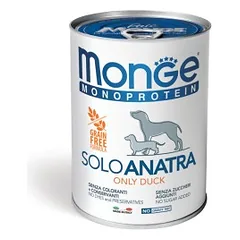 Monge Monoprotein konservuotas pašaras (antiena) 400g parduotuvėje akvanamai.lt