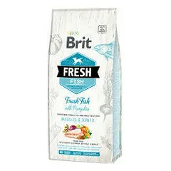 Brit Fresh Fish with Pumpkin Adult Large sausas pašaras didelių veislių šunims su žuvimi ir molūgu 12 kg — 3 nuotrauka