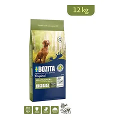 Bozita Original Adult Flavour Plus su šiaurės elniu – be kviečių, sausas maistas šunims, Ekonominė pakuotė: 2 x 12 kg — 4 nuotrauka