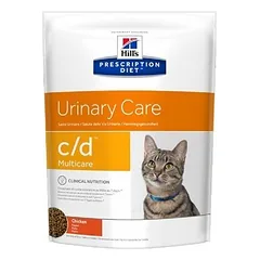 Hill's Prescription Diet Cat C/D Urinary Care su vištiena, veterinarinis maistas katėms 0,4 kg — 2 nuotrauka