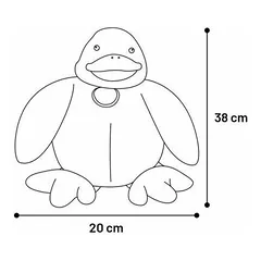 Flamingo žaislas šunims antis Ferdinand 36 cm — 2 nuotrauka
