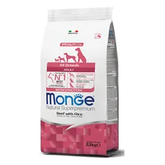 Monge All Breeds Adult Beef sausas pašaras šunims