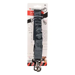 Flamingo Ruka Shock Absorber Grey saugos diržo adapteris šunims su amortizatoriumi ir reguliuojamu ilgiu, 60-80 cm, 32 mm — 2 nuotrauka