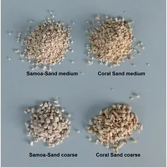 Samoa baltas argonito smėlis 3-4mm 15kg parduotuvėje ramiosblusos.lt