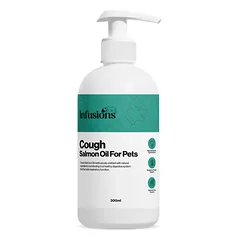 INFUSIONS Cough Salmon Oil lašišų aliejus augintiniams kosuliui palengvinti, 300 ml
