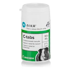 AIKA C-tabs pašarų papildas jūrų kiaulytėms 45g N90