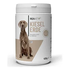 ReaVET silicio dioksidas šunims, milteliai – 400g