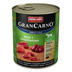 ANIMONDA GRANCARNO ADULT konservai šunims su jautiena ir ančių širdelėmis 800g