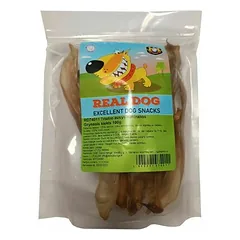 Real Dog natūralios triušio ausys, skanėstai šunims 100 g — 2 nuotrauka