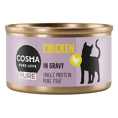 Cosma Pure drėgnas maistas katėms 6 x 80 g — 1 nuotrauka
