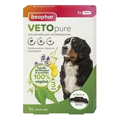 Beaphar VETOpure, antkaklis nuo kenkėjų dideliems šunims, Labai mažiems < 4 kg — 2 nuotrauka