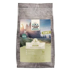 WILDES LAND Soft Puppy chicken& rice sausas begrūdis pašaras jauniems šuniukams su vištiena ir ryžiais, 5 kg