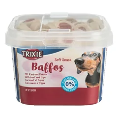 Trixie Skanėstai šunims Soft Snack Baffos su jautiena, žarnokais, 140 g